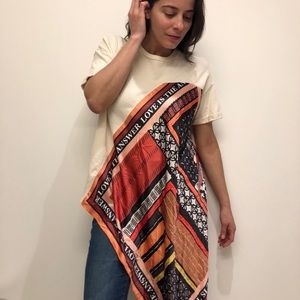 NWT! Zara handkerchief long t-shirt. Small.